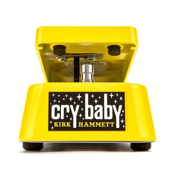 Педаль эффектов Dunlop KH95Y Kirk Hammett Cry Baby Wah Limited Edition Yellow Sparkle