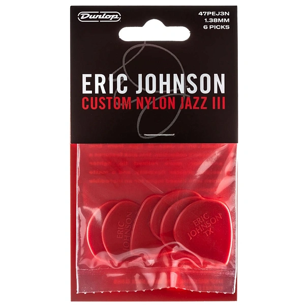 Набор медиаторов Dunlop 47PEJ3N Eric Johnson Jazz III