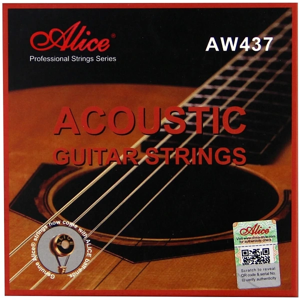 Струны для акустической гитары Alice AW437-L