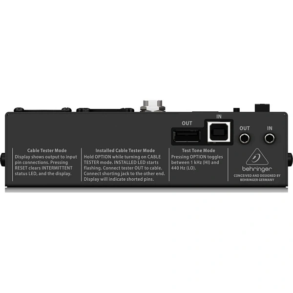 Тестер для кабелей Behringer CT200