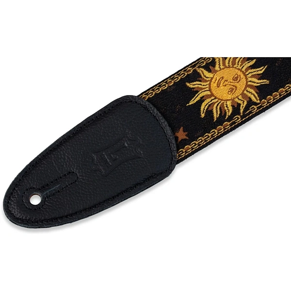 Ремень для гитары Levy's MPJG-SUN-BLK
